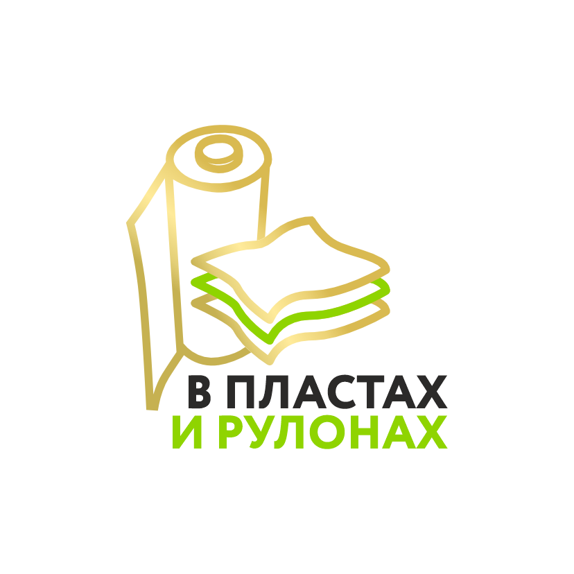В пластах и рулонах